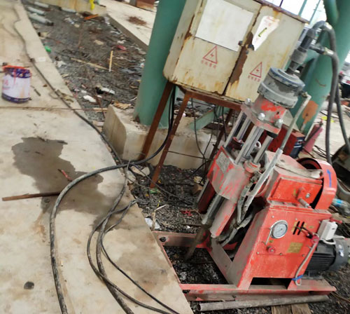 提蒙乡设备基础下沉注浆