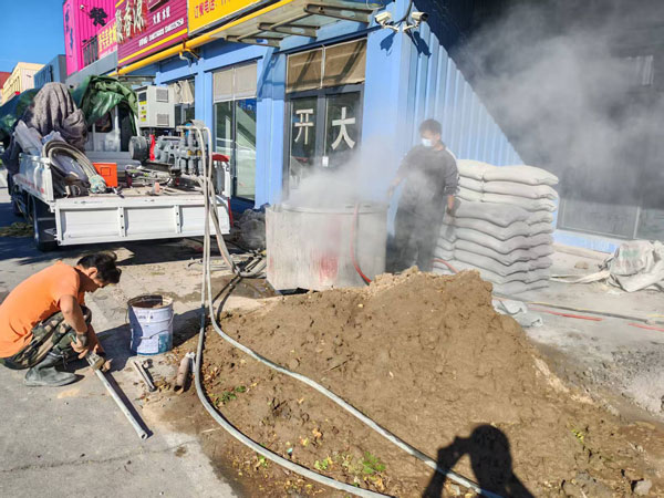 提蒙乡顶管注浆加固